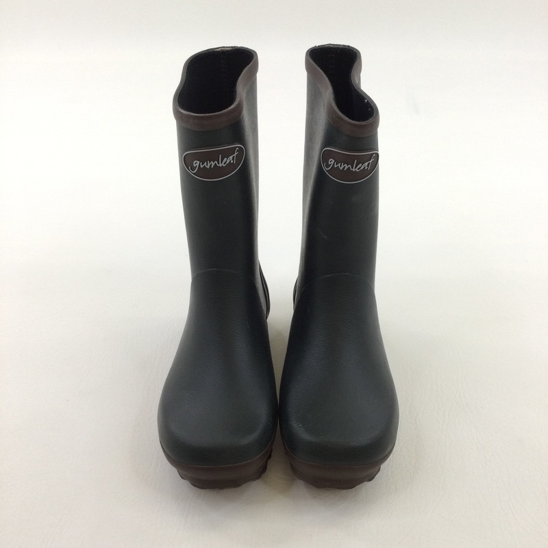 **NEW** Dark Green & Brown Wellies - Boys/Girls Shoe Size 12