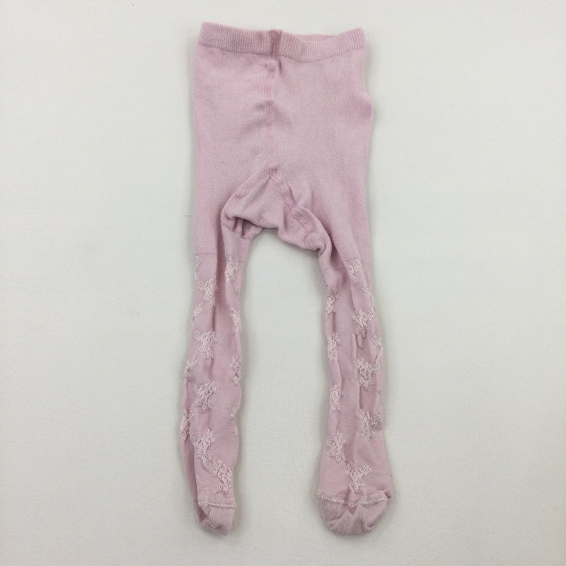 Pink Tights - Girls 3-6 Months