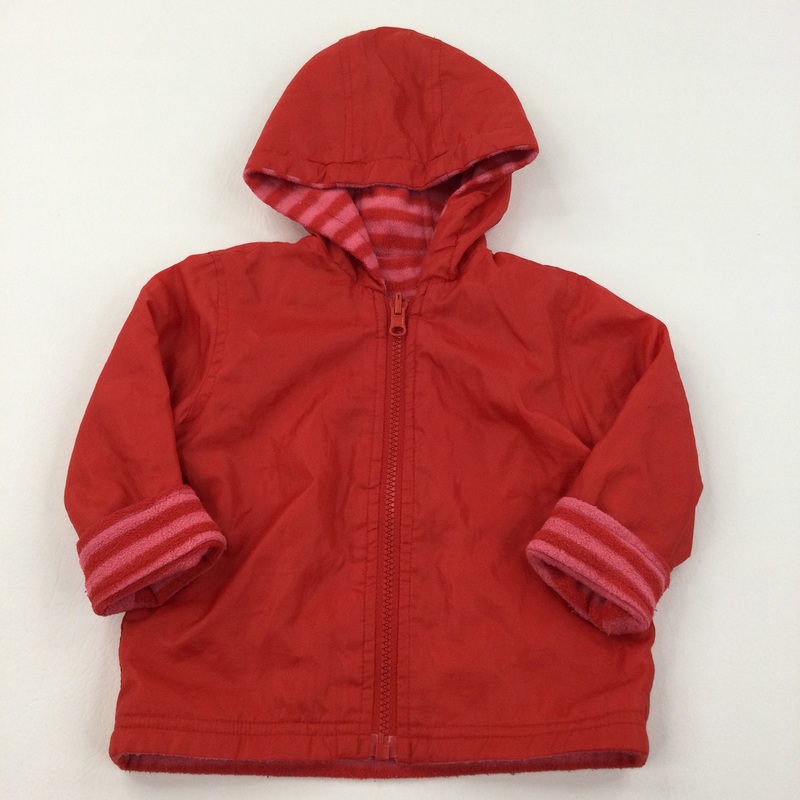 Reversible Red & Pink Jacket - Girls 12-18 Months