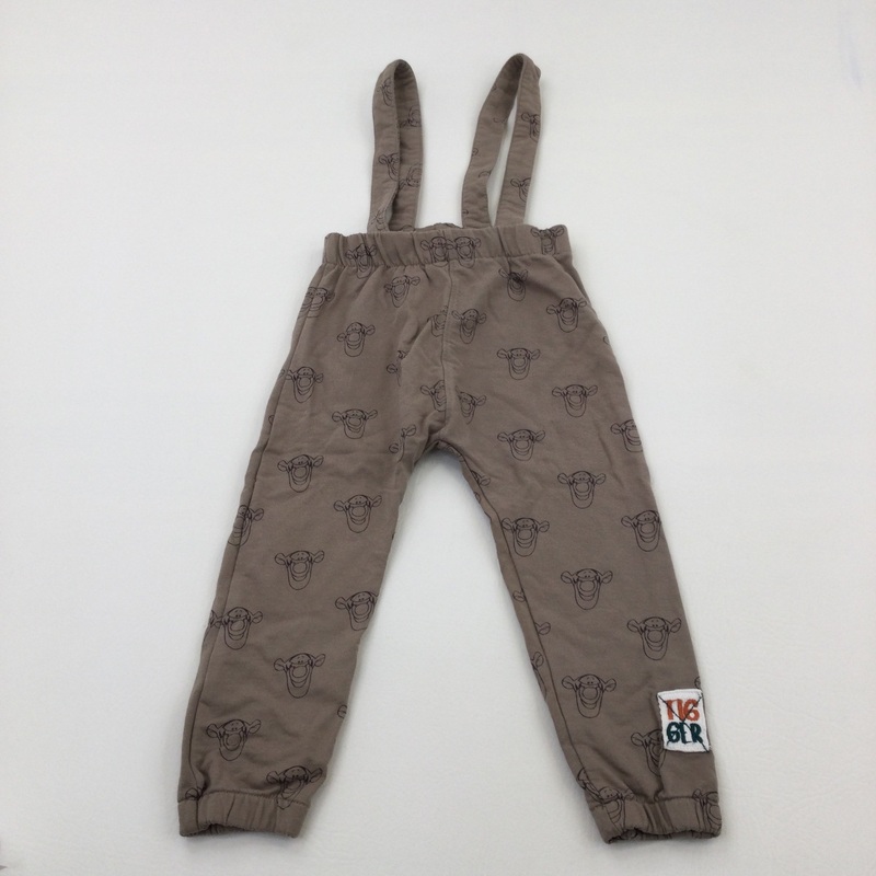 Tigger Brown Dungarees - Boys 12-18 Months