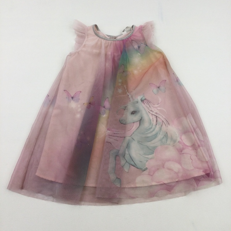 Unicorn Dress - Girls 4-5 Years