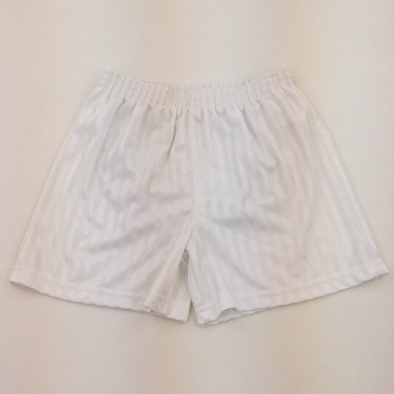 White Sports/Football Shorts - Boys 6-7 Years