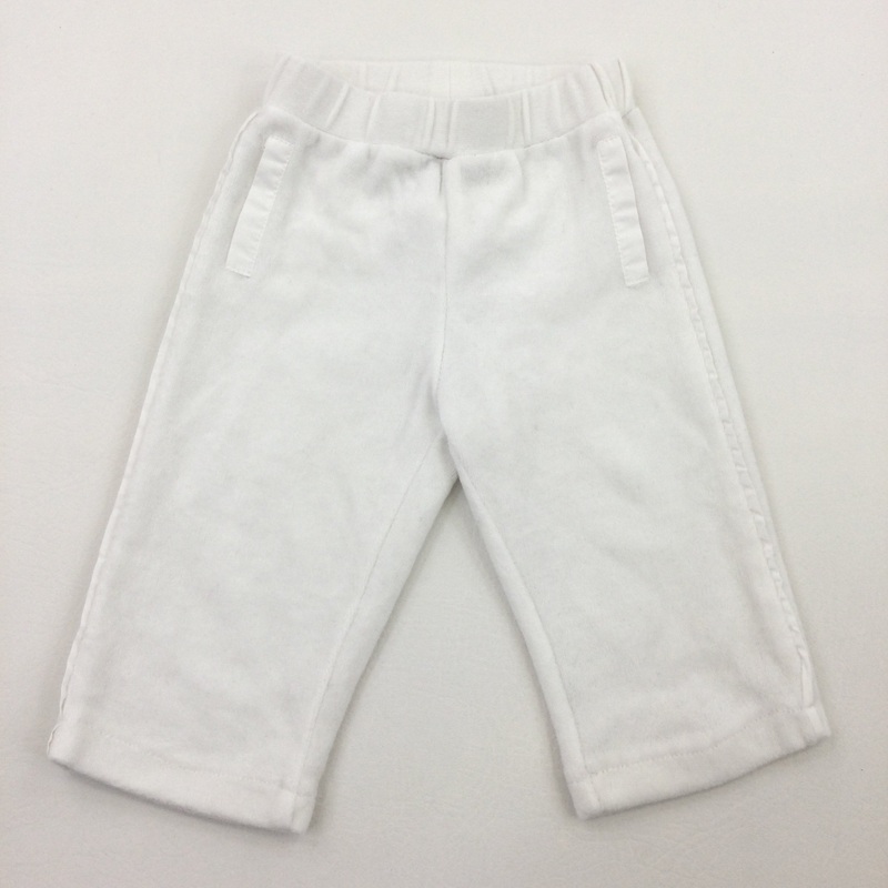 White Trousers - Girls 4-6 Months