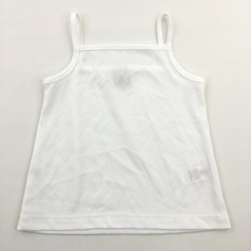 White Vest - Girls 2-3 Years