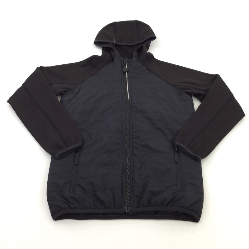 Black Hooded Jacket - Boys 9-10 Years