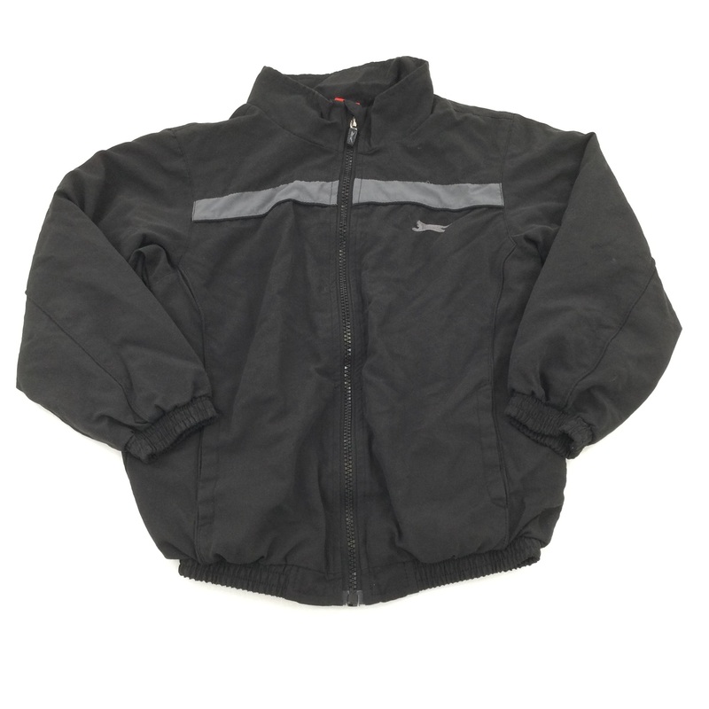 Black Tracksuit Jacket - Boys 5-6 Years