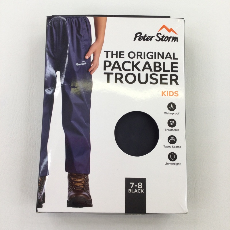 **NEW** Black Walking Trousers - Boys 7-8 Years