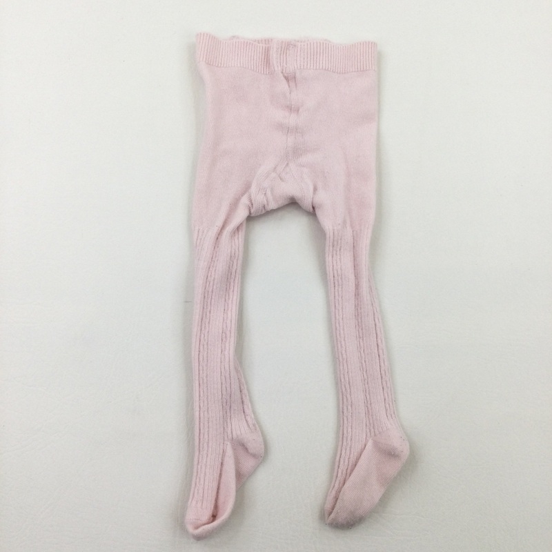 Pink Tights - Girls 0-3 Months