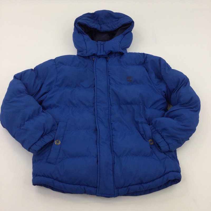 Timberland Blue Padded Coat - Boys 10 Years