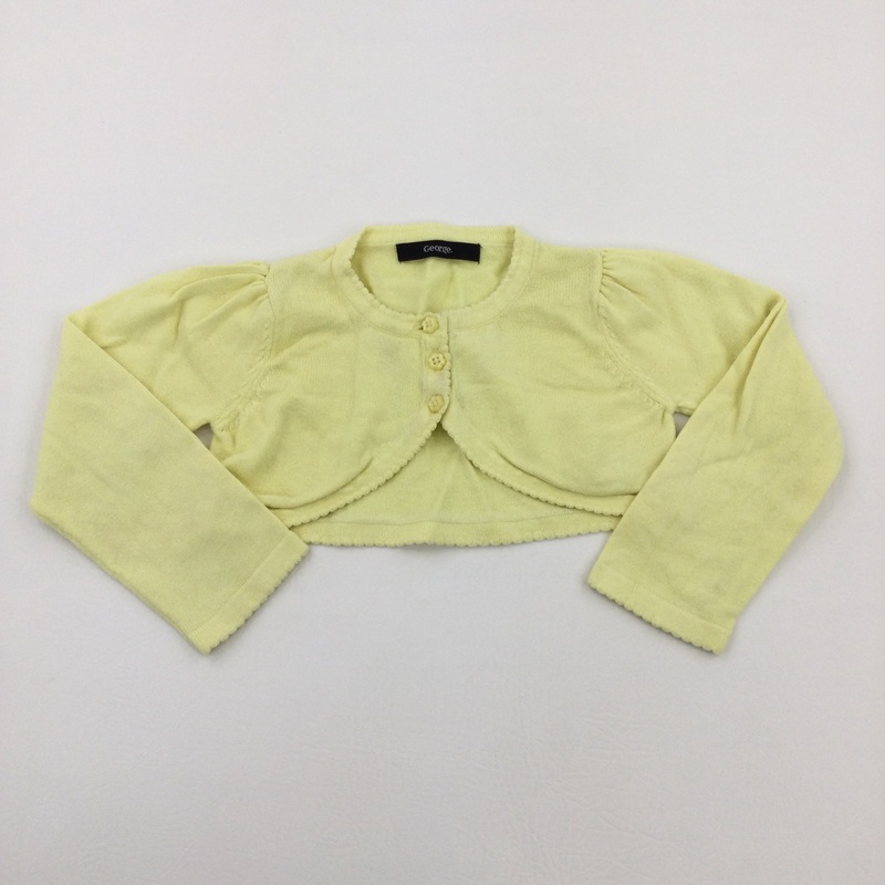Yellow Knitted Cardigan - Girls 2-3 Years
