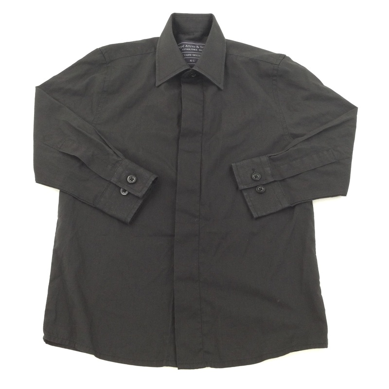 Black Long Sleeve Shirt - Boys 3-4 Years