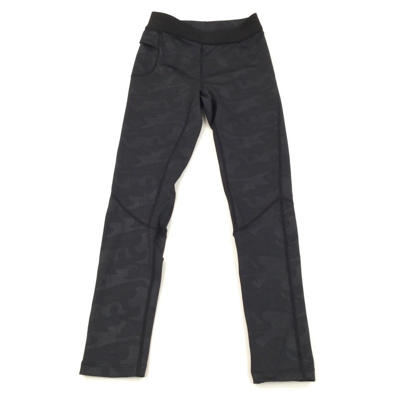 Camo Black Leggings - Girls 7-8 Years