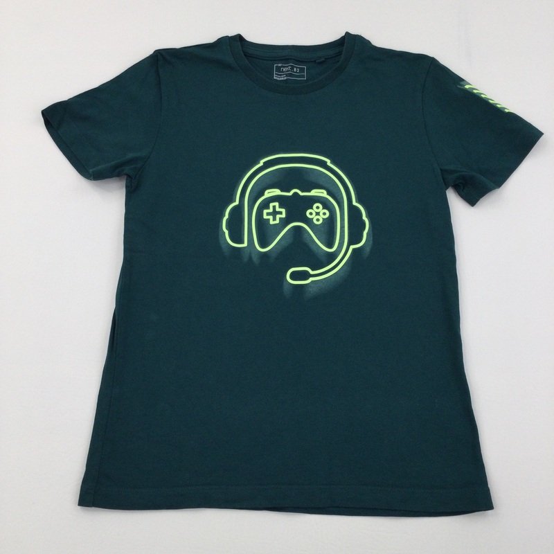 Teal Gamer T-Shirt - Boys 8 Years