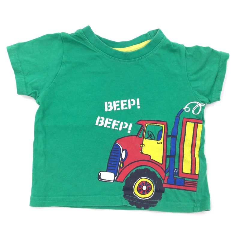 'Beep! Beep!' Green T-Shirt - Boys 9-12 Months