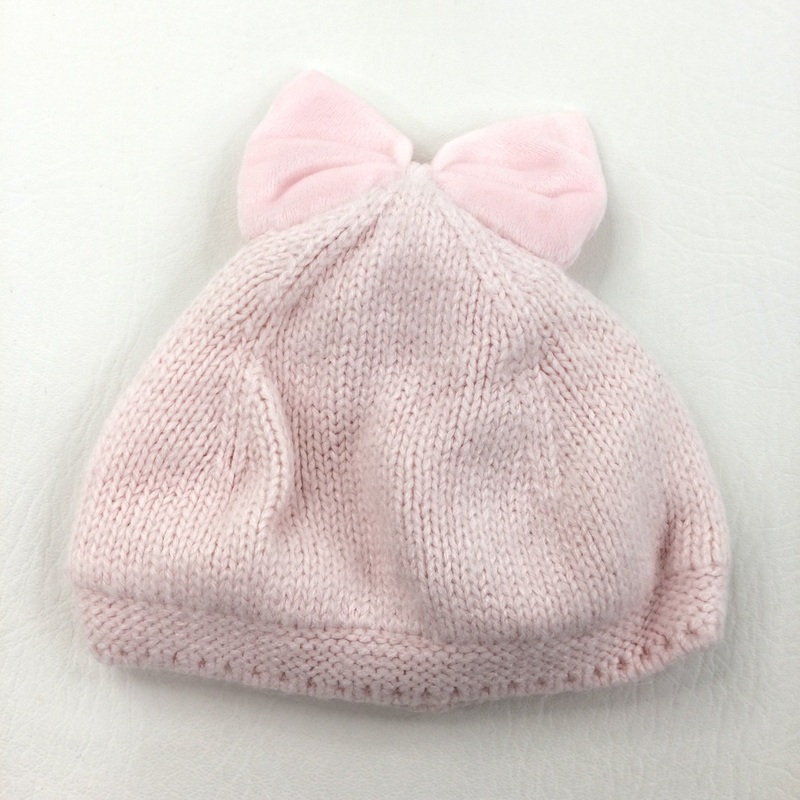 Bow Pink Hat - Girls Newborn