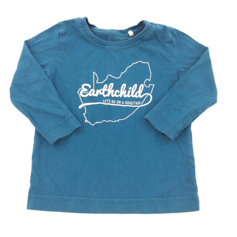 'Earthchild' Blue Long Sleeve Top - Boys 12-18 Months
