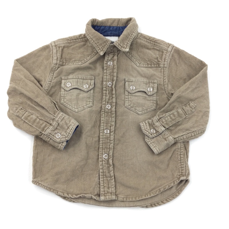 Mushroom Cord Shirt - Boys 12-18 Months