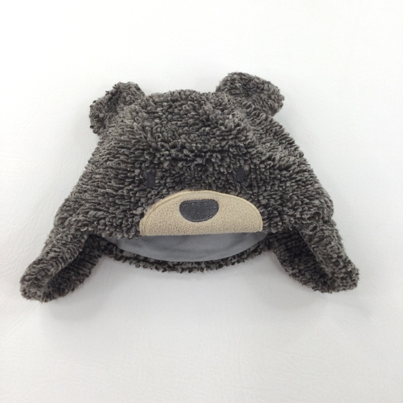 Bear Brown Hat - Boys 6-12 Months