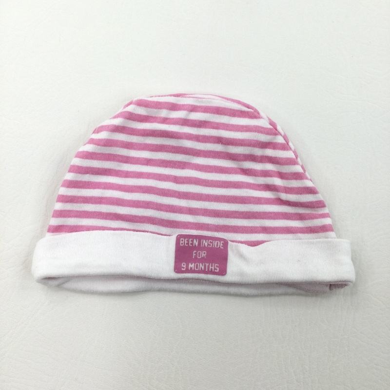 'Been Inside For 9 Months' Cotton Hat - Girls 6-9 Months