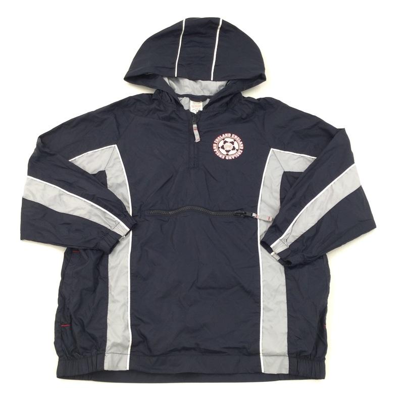 'England' Navy Packable Coat - Boys 7-8 Years