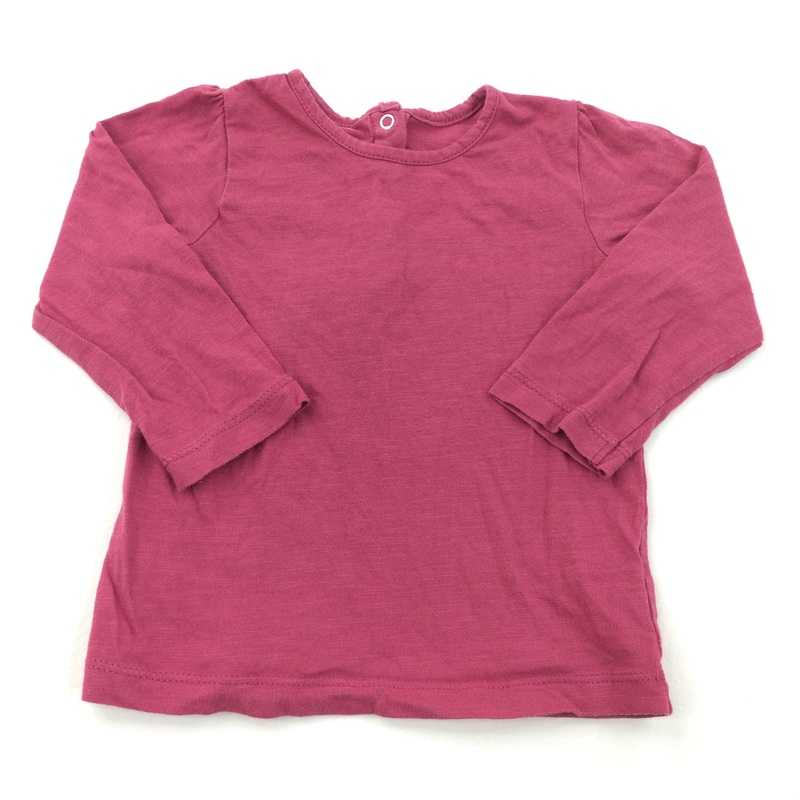 Pink Long Sleeve Top - Girls 9-12 Months