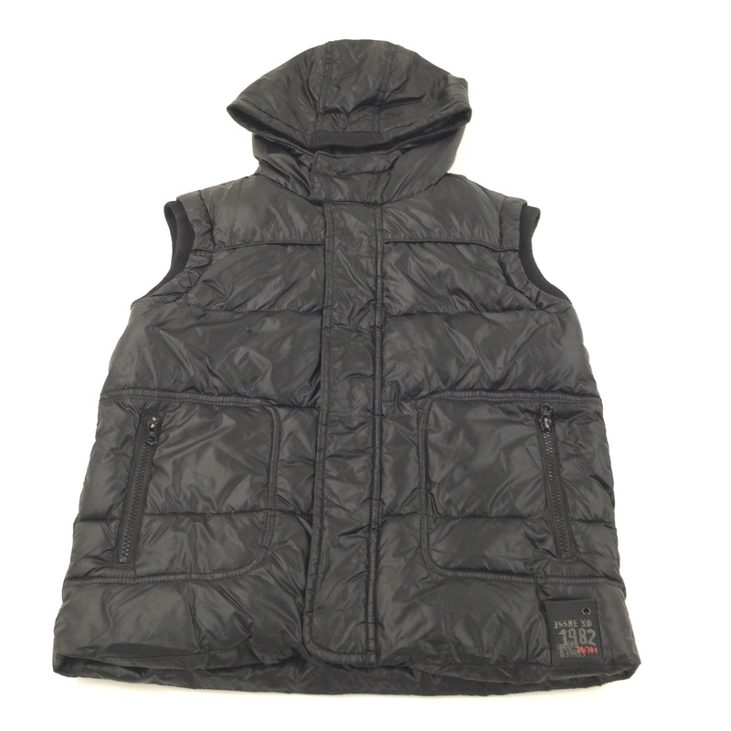 Shiny Black Padded Gilet - Boys 11 Years