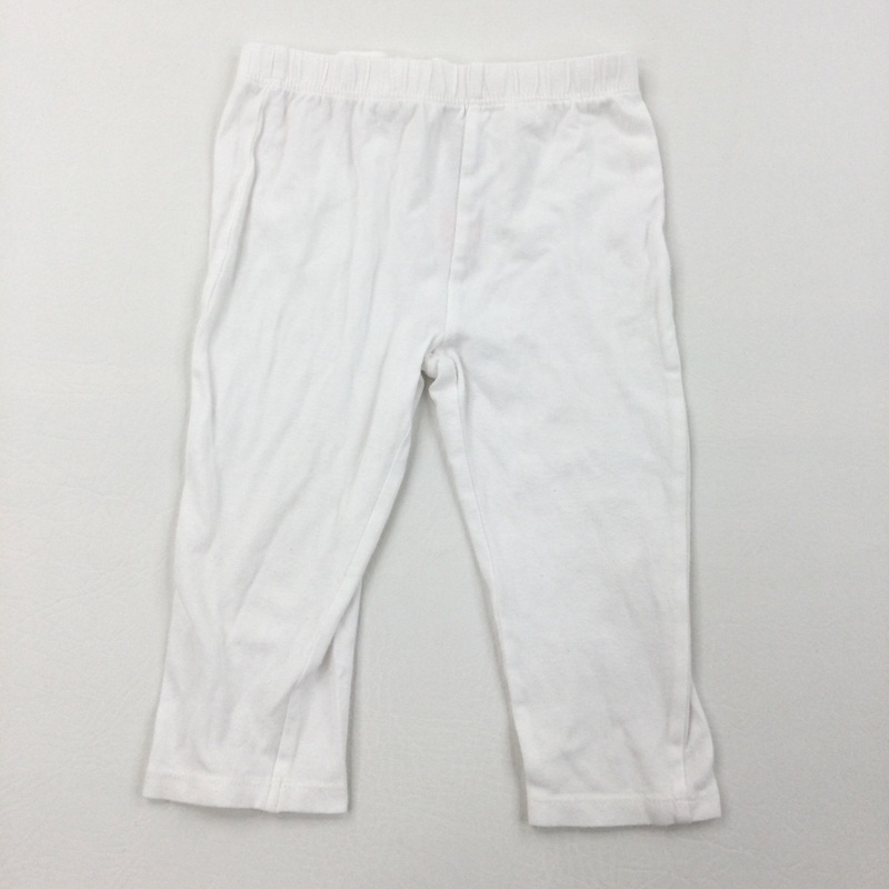 White Leggings - Girls 9-12 Months