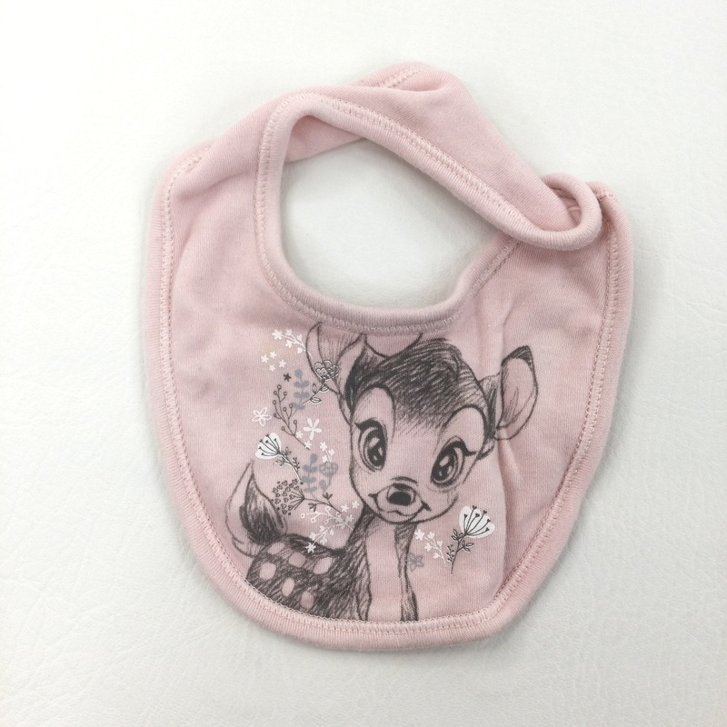 Bambi Pink Bib - Girls Newborn