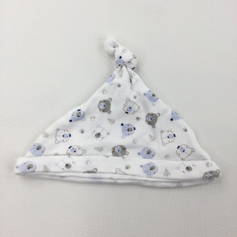 Bears Cotton Hat - Boys 12-18 Months