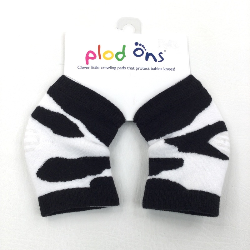 **NEW** Plod Ons Cow Print Black & White Knee Protectors - Boys/Girls One Size