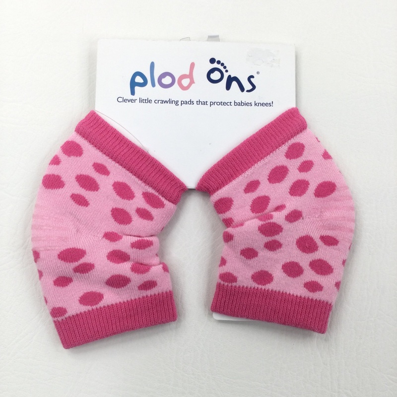 **NEW** Plod Ons Spotty Pink Knee Protectors - Girls One Size