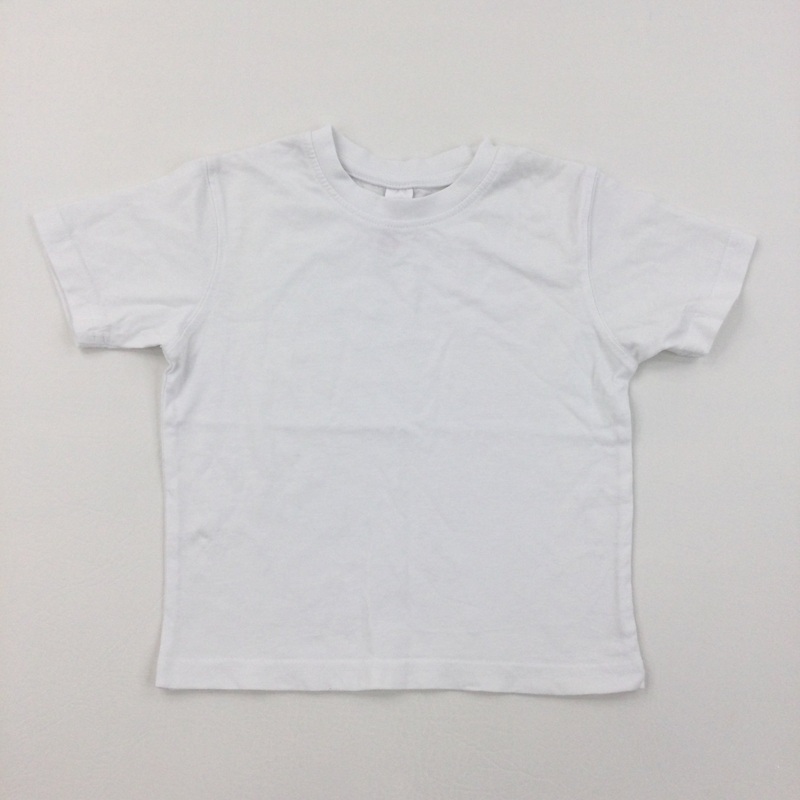 White T-Shirt - Boys 18-24 Months