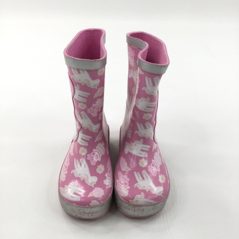 Peppa Pig Pink Wellies - Girls Shoe Size 8