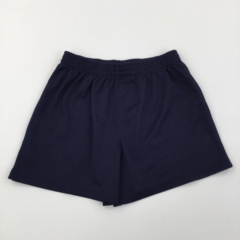 Navy School Sports Shorts - Boys 5-6 Years