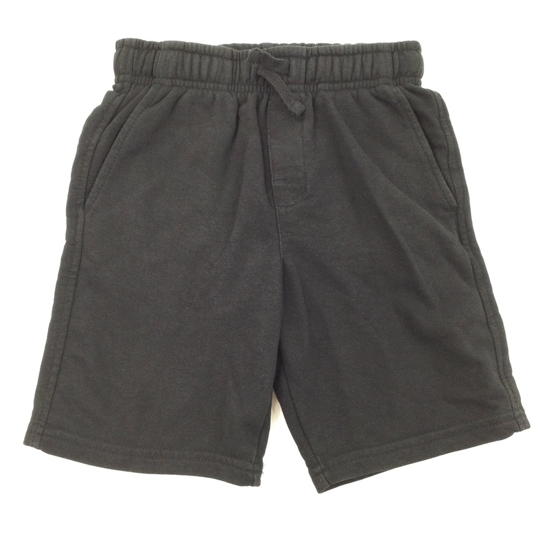 Black Jersery Shorts - Boys 7-8 Years