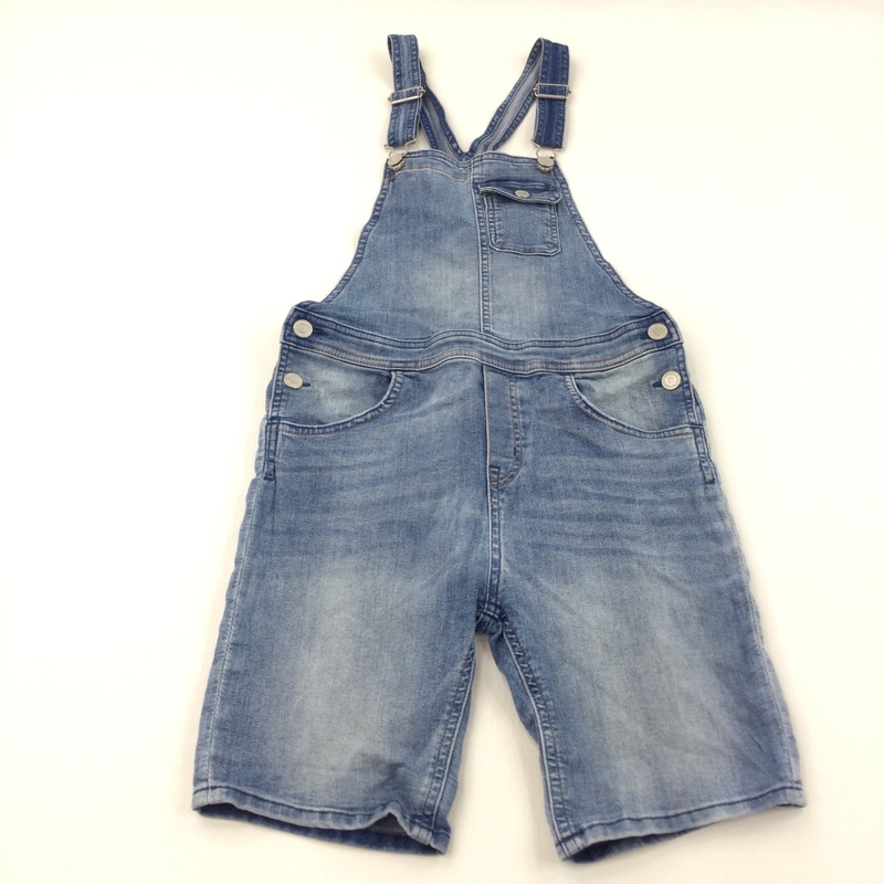 Denim Short Dungarees - Girls 9-10 Years