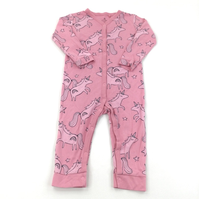 Unicorns Pink Romper - Girls 18-24 Months