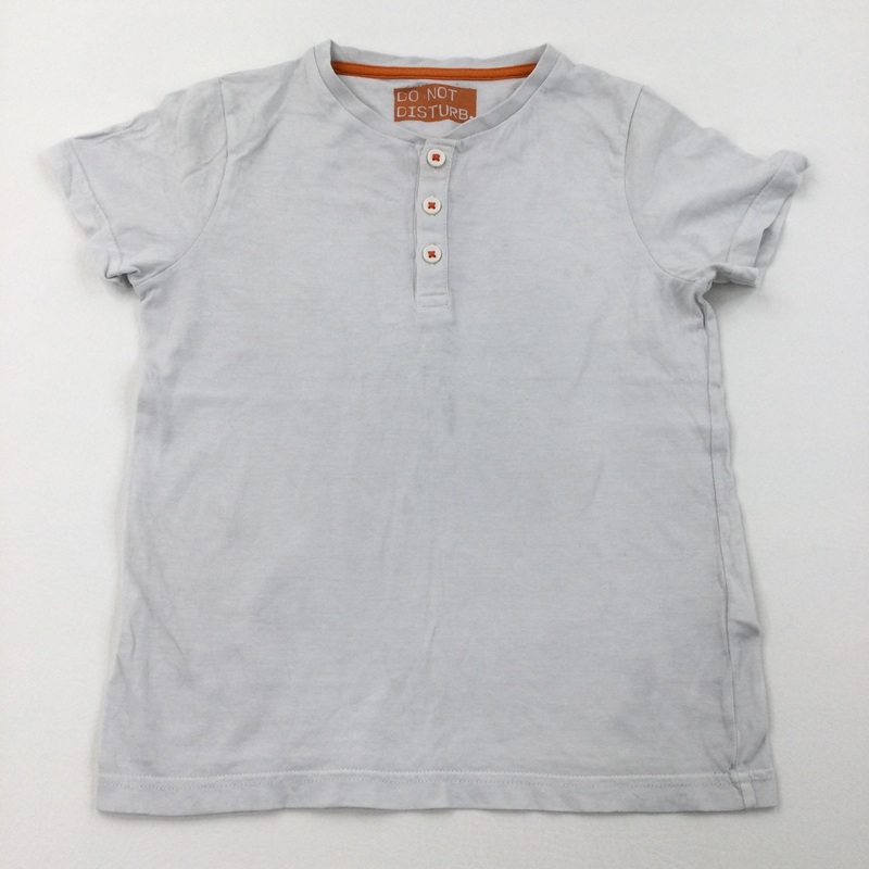 White Pyjama T-Shirt - Boys 7-8 Years