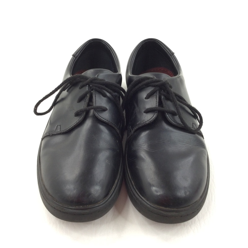 Black Lace Up Shoes - Boys - Shoe Size 3G (Adult)