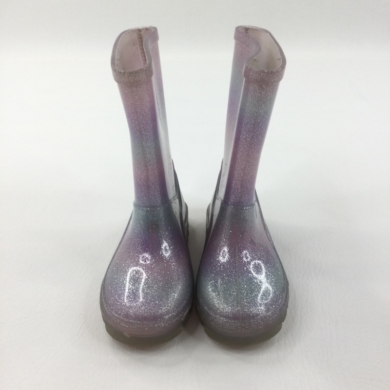Pink & Purple Sparkle Wellies - Girls - Shoe Size 8