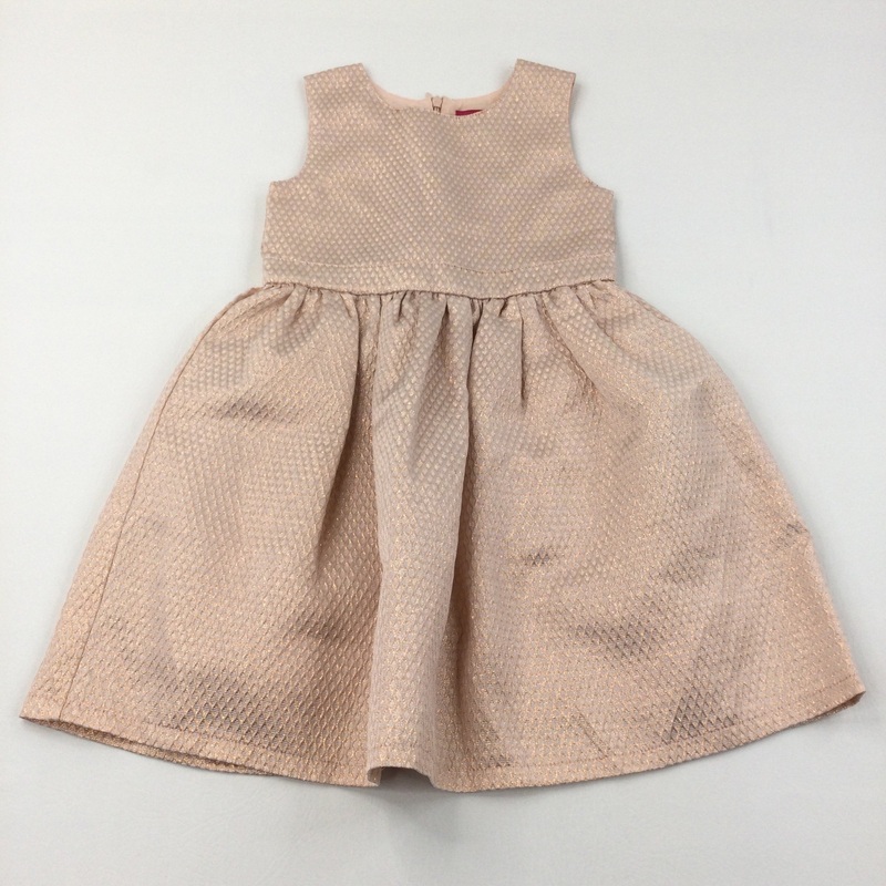 Rose Gold Party Dress - Girls 5-6 Years