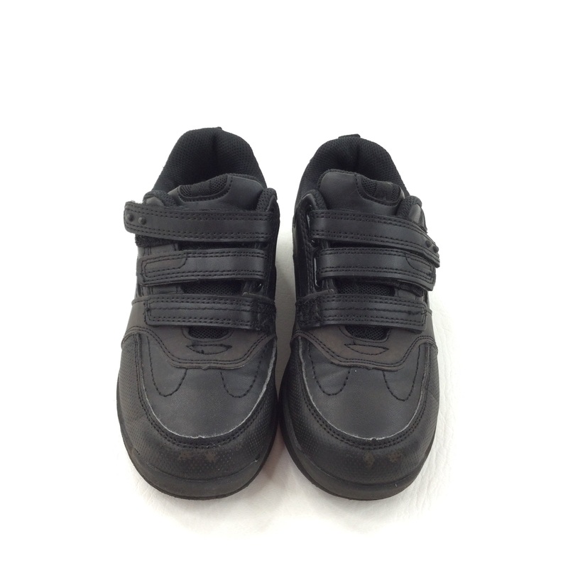 Black Velcro Strap Trainers - Boys - Shoe Size 12