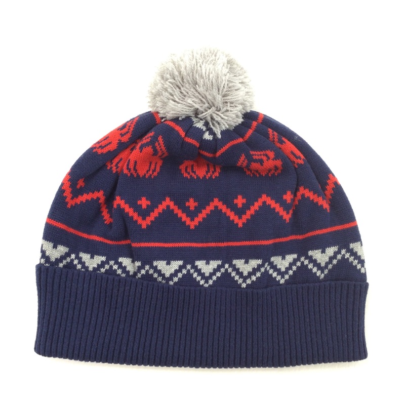 Spiderman Navy Bobble Hat - Boys 3-4 Years