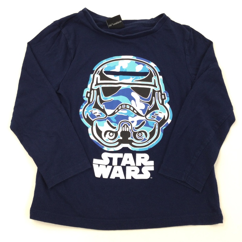 Star Wars Navy Long Sleeve Top - Boys 5-6 Years