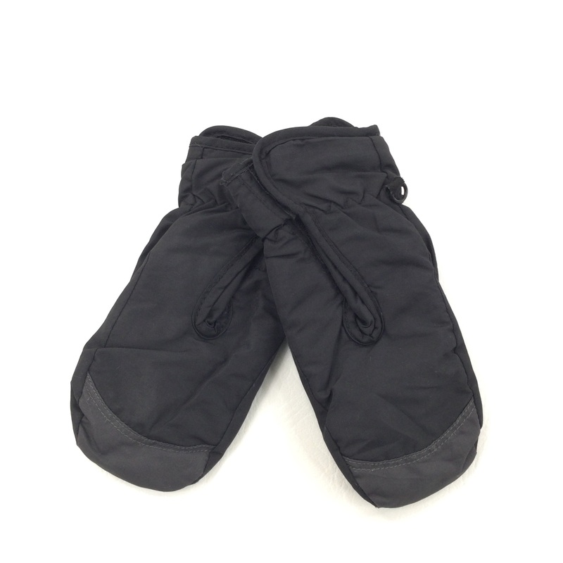 Black Ski Mitts - Boys 3-4 Years (Small)
