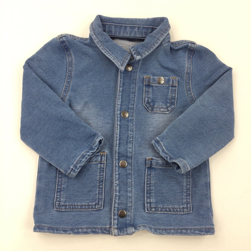 Denim Long Sleeve Shirt - Boys 9-12 Months