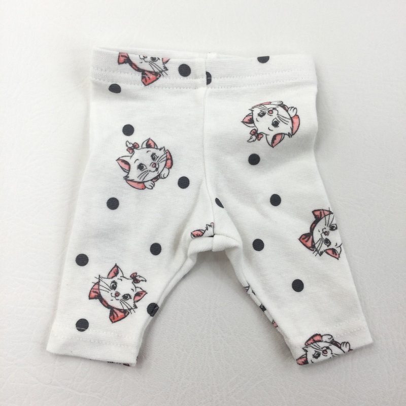 Marie White Leggings - Girls Newborn