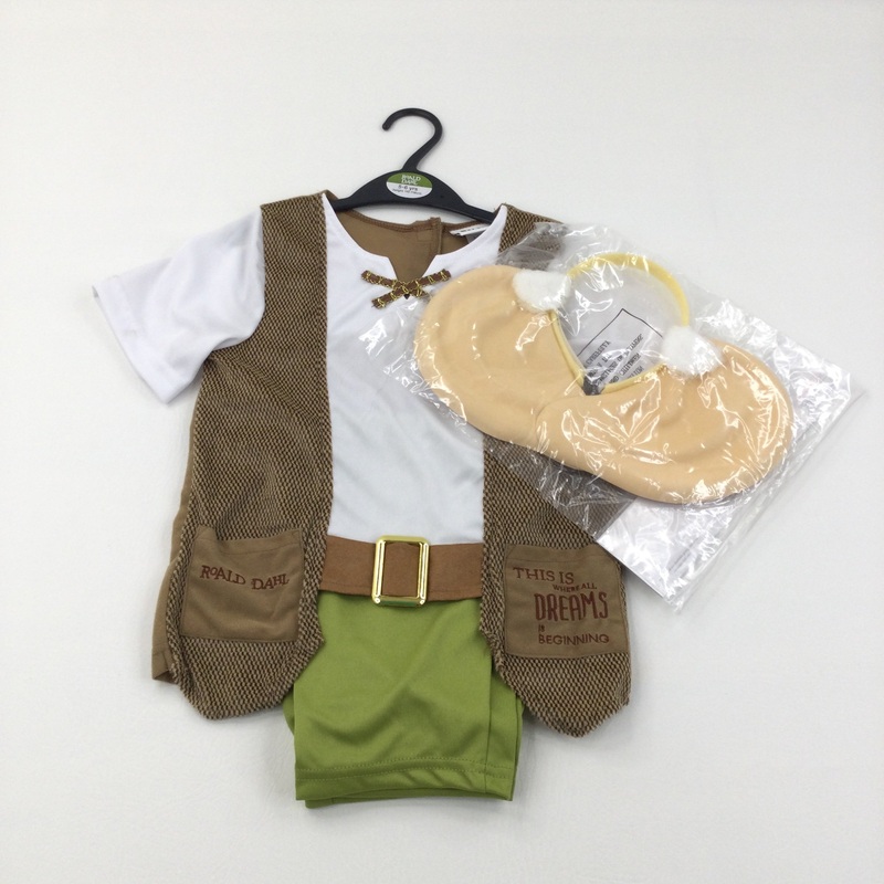 **NEW** BFG Costume Including Ears Headband - Boys 5-6 Years