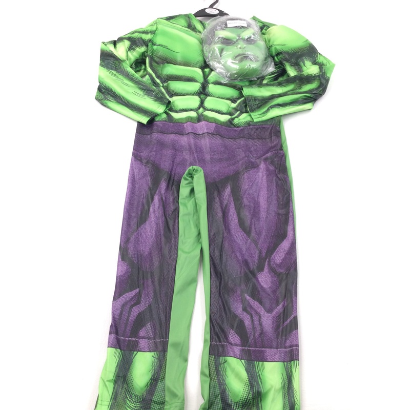 **NEW** Hulk Costume with Mask - Boys 7-8 Years