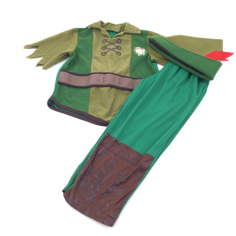 Peter Pan Costume with Hat - Boys 5-6 Years